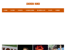 Tablet Screenshot of longhornhumor.com